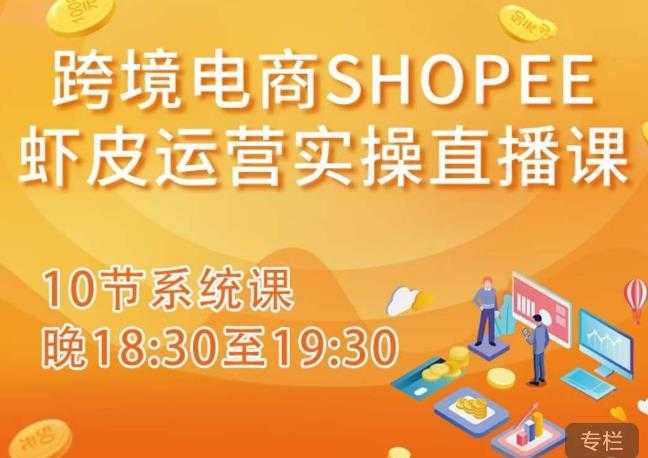 跨境电商Shopee虾皮运营实操直播课，从零开始学，入门到精通（10节系统课）-课程网